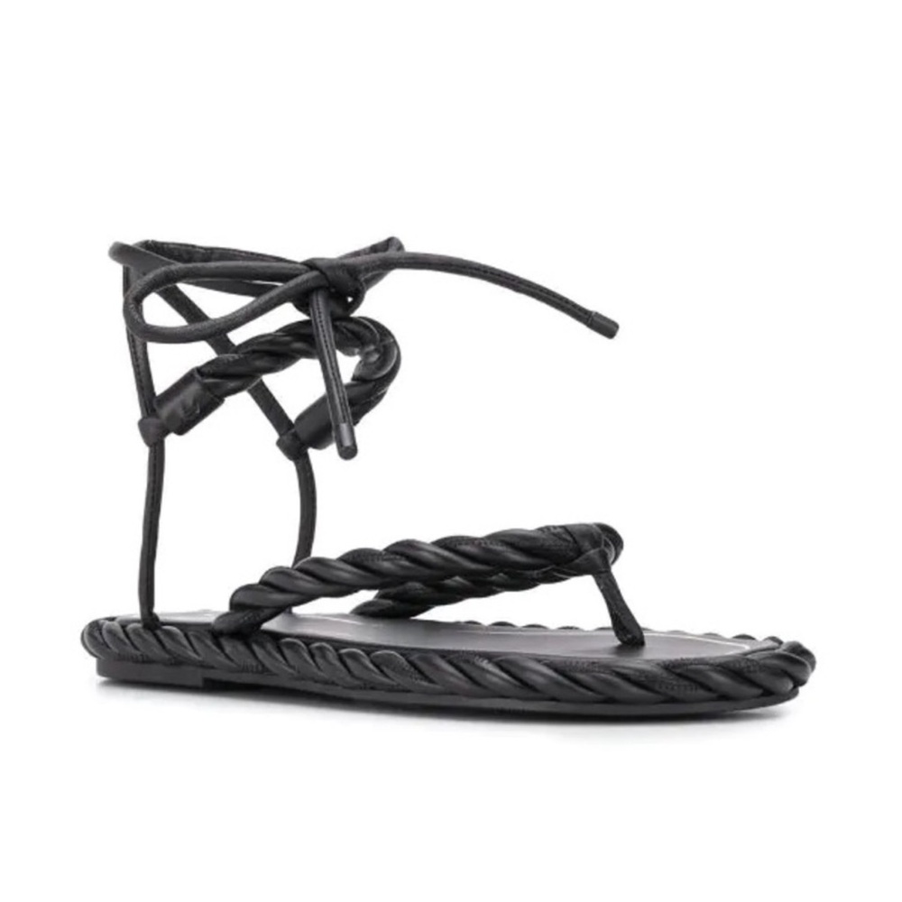 Excellent condition Valentino Rope Flat Sandals, Size 39/9